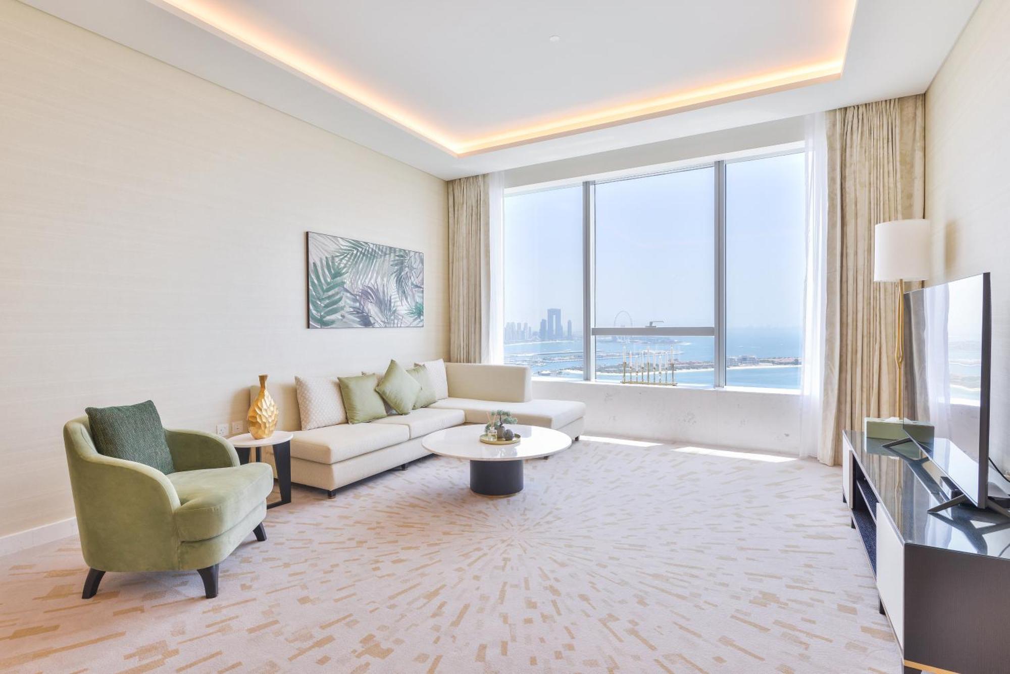 דובאי Ultra Luxury Palm Tower With Shared Hotel Facilities מראה חיצוני תמונה