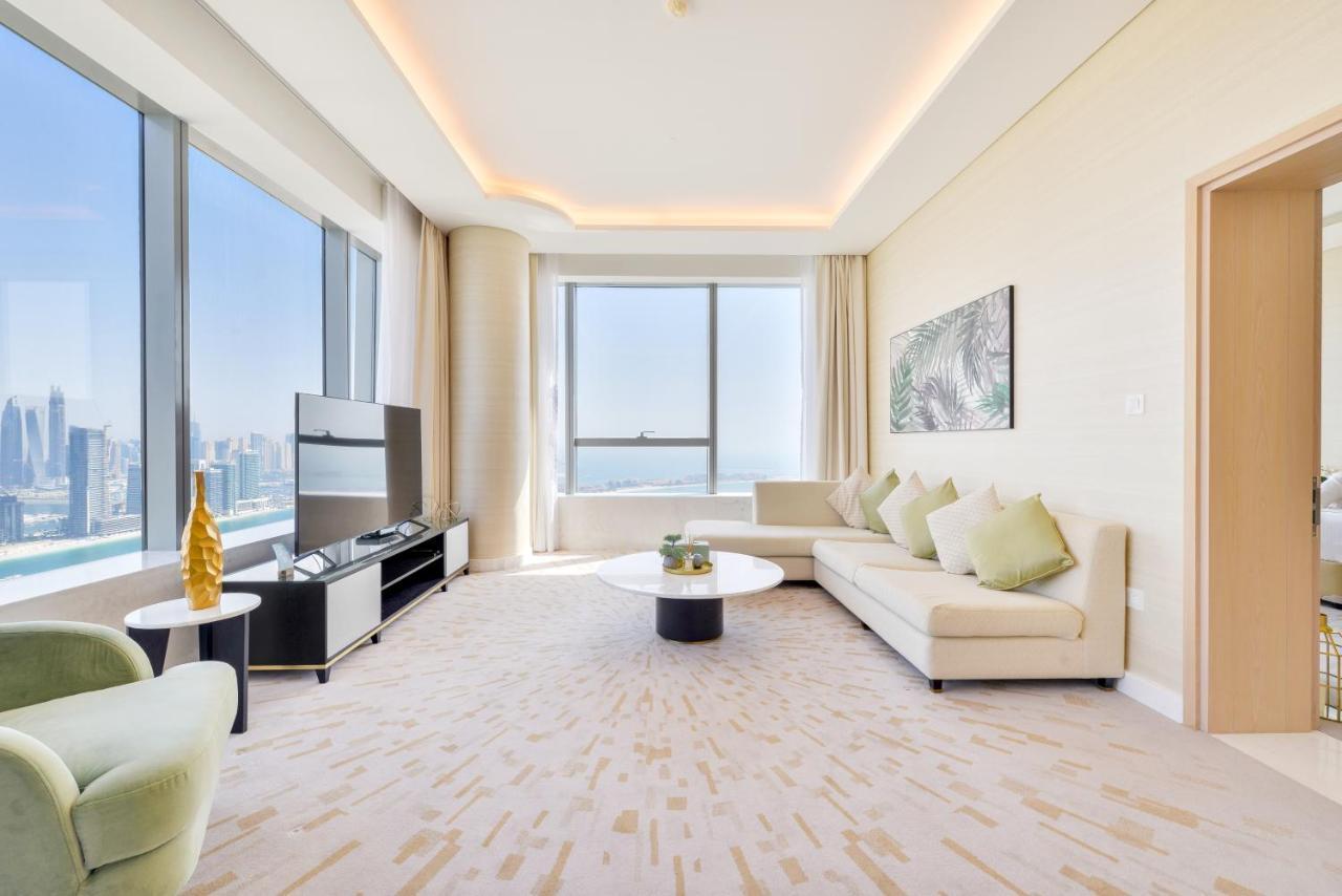דובאי Ultra Luxury Palm Tower With Shared Hotel Facilities מראה חיצוני תמונה