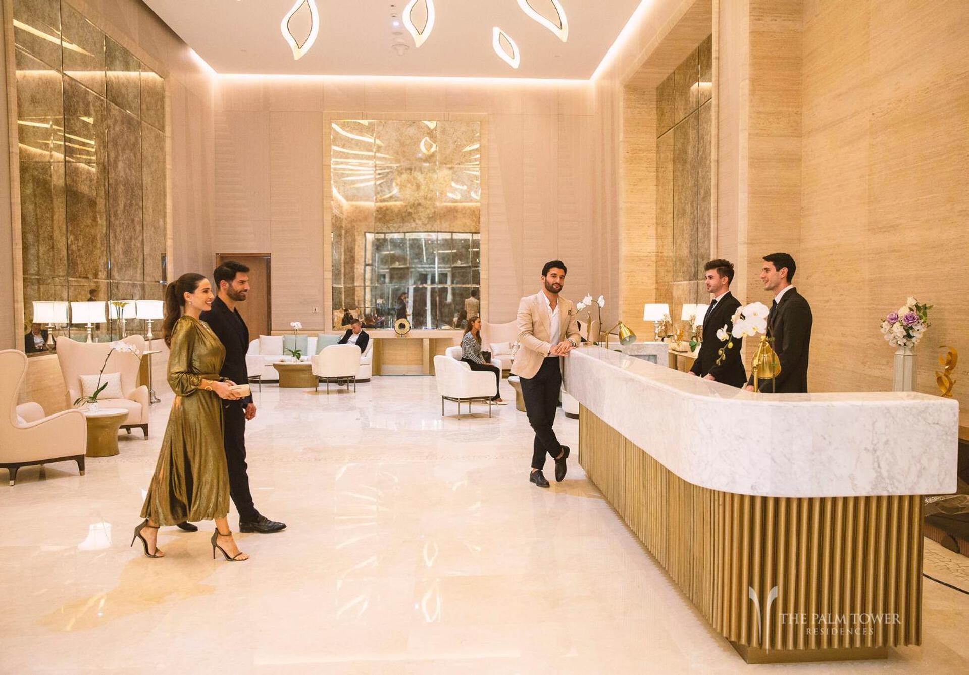 דובאי Ultra Luxury Palm Tower With Shared Hotel Facilities מראה חיצוני תמונה